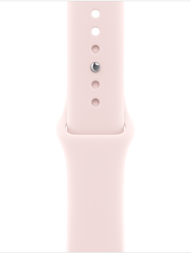 Apple Watch 42mm jemně růžový sportovní řemínek - M/L
