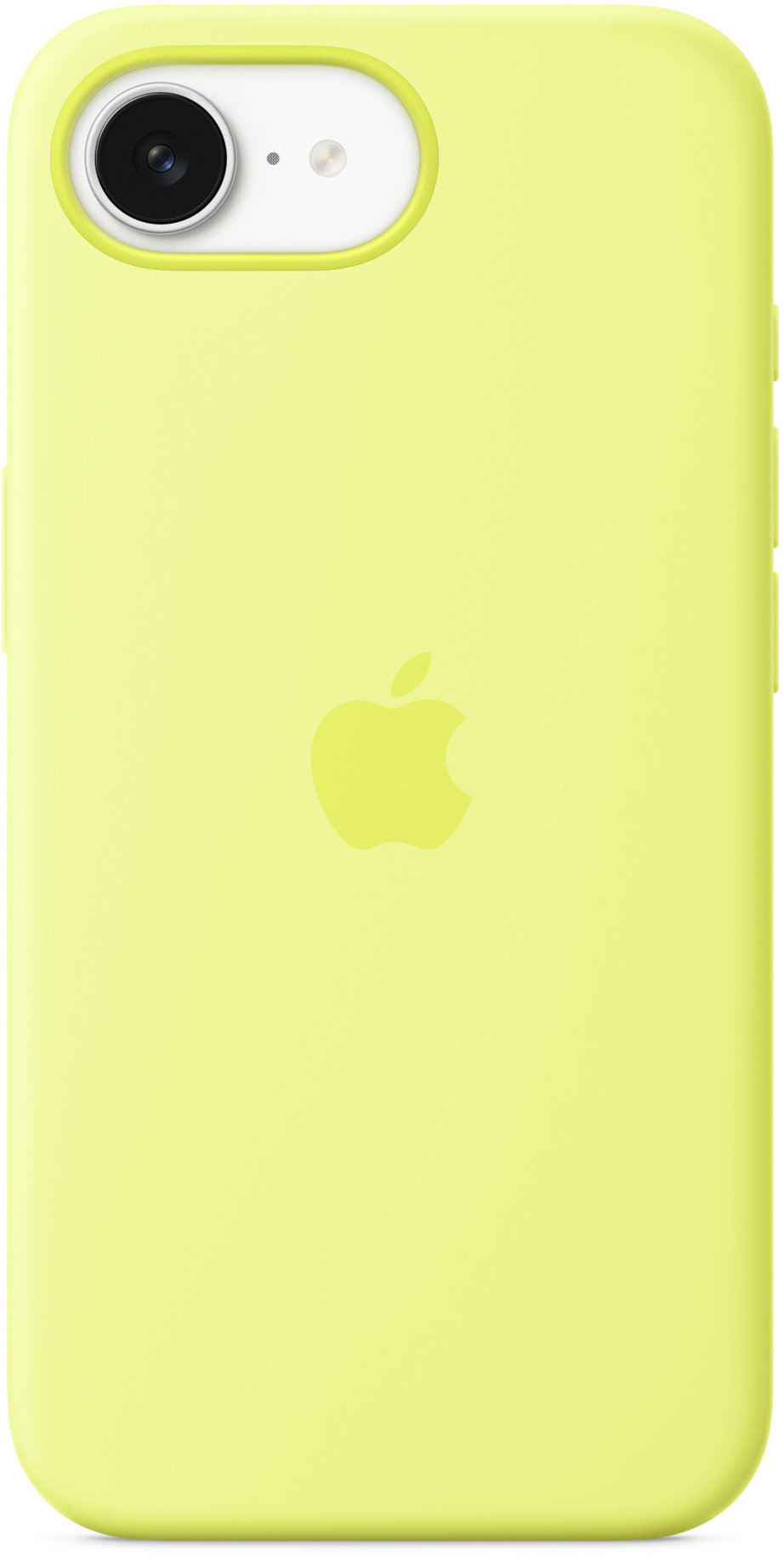 Apple Silikonový kryt na iPhone 16e neonově žlutý