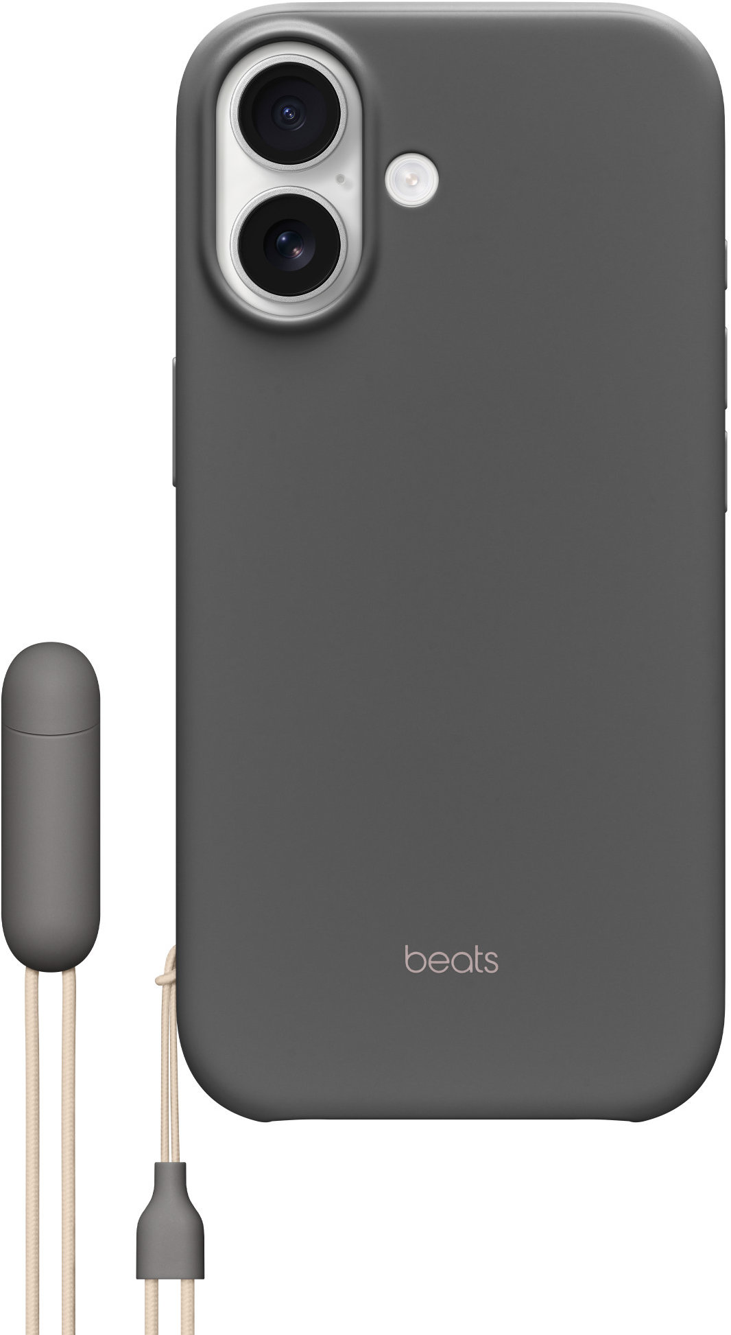iPhone Kryt Beats se stojánkem na iPhone 17 s MagSafe a ovladačem fotoaparátu granitově šedý