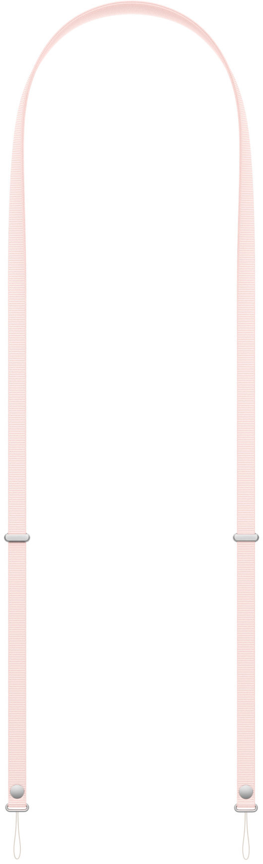 Apple Crossbody popruh jemně růžový