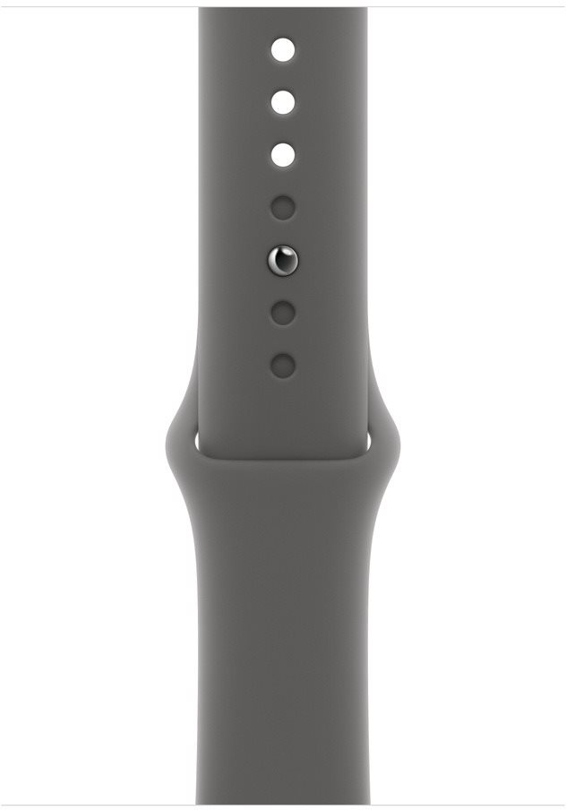 Apple Watch 46mm skálově šedý sportovní řemínek - M/L