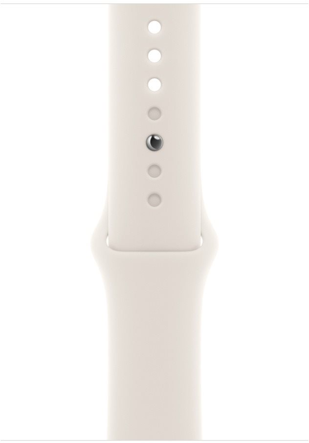 Apple Watch 46mm hvězdně bílý sportovní řemínek - M/L