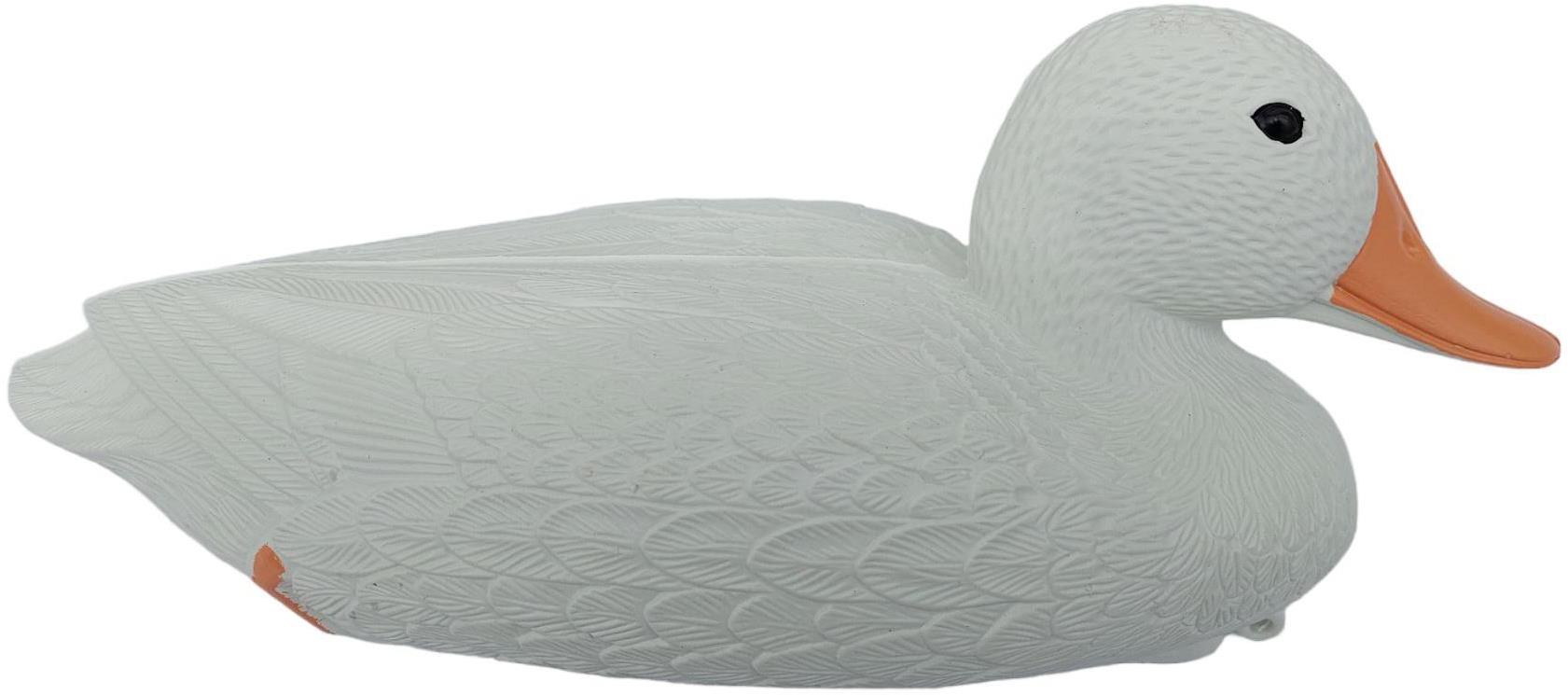 J.A.D. TOOLS Dekorace zahradní - kachna bílá