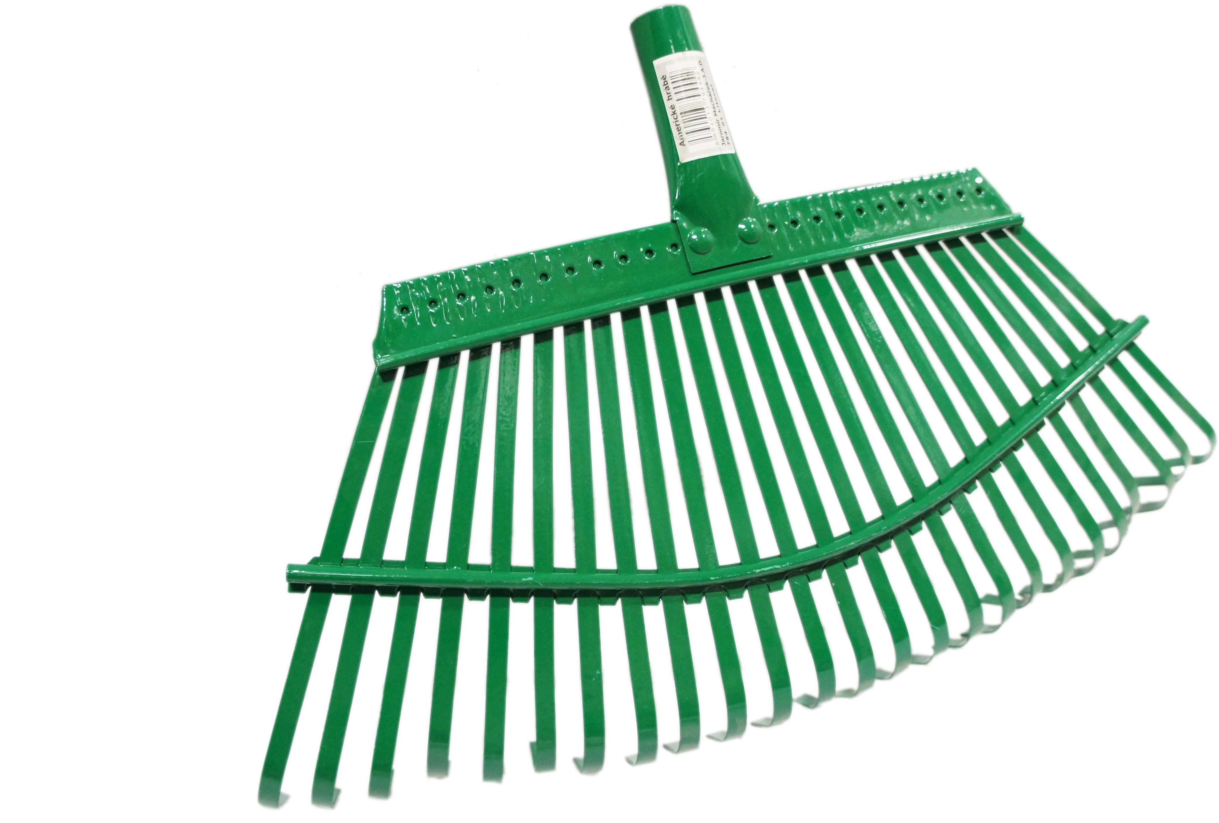 J.A.D. TOOLS Hrábě vějířové americké, kovové, 25 planžet bez násady