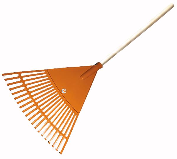 J.A.D. TOOLS Hrábě vějířové obloukové plastové, 20 planžet s násadou 120 cm