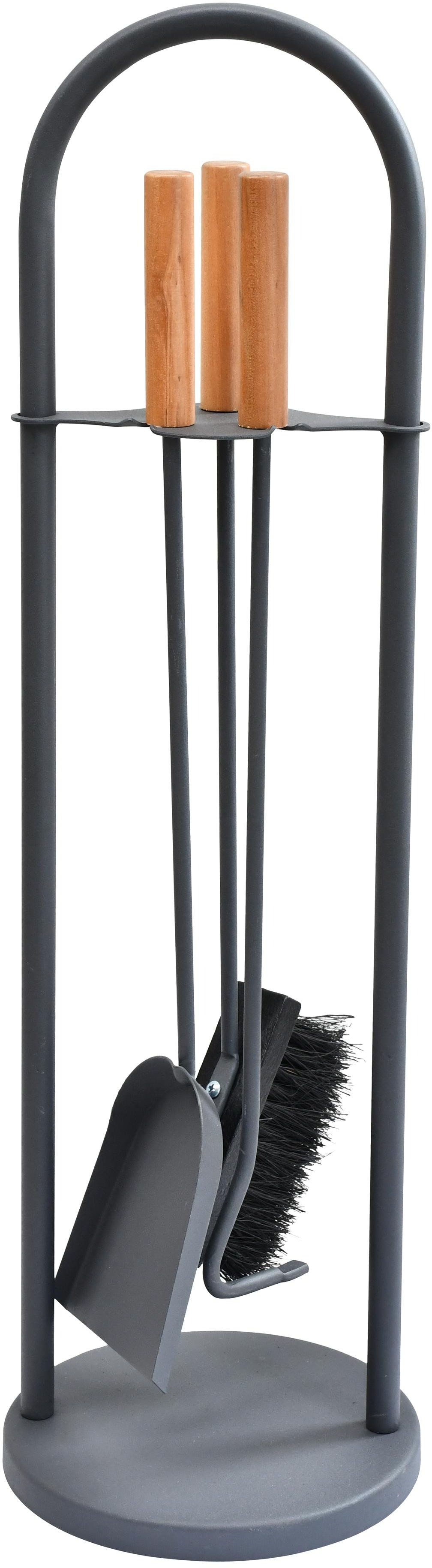 J.A.D. TOOLS Nářadí krbové s dřevěnou ručkou