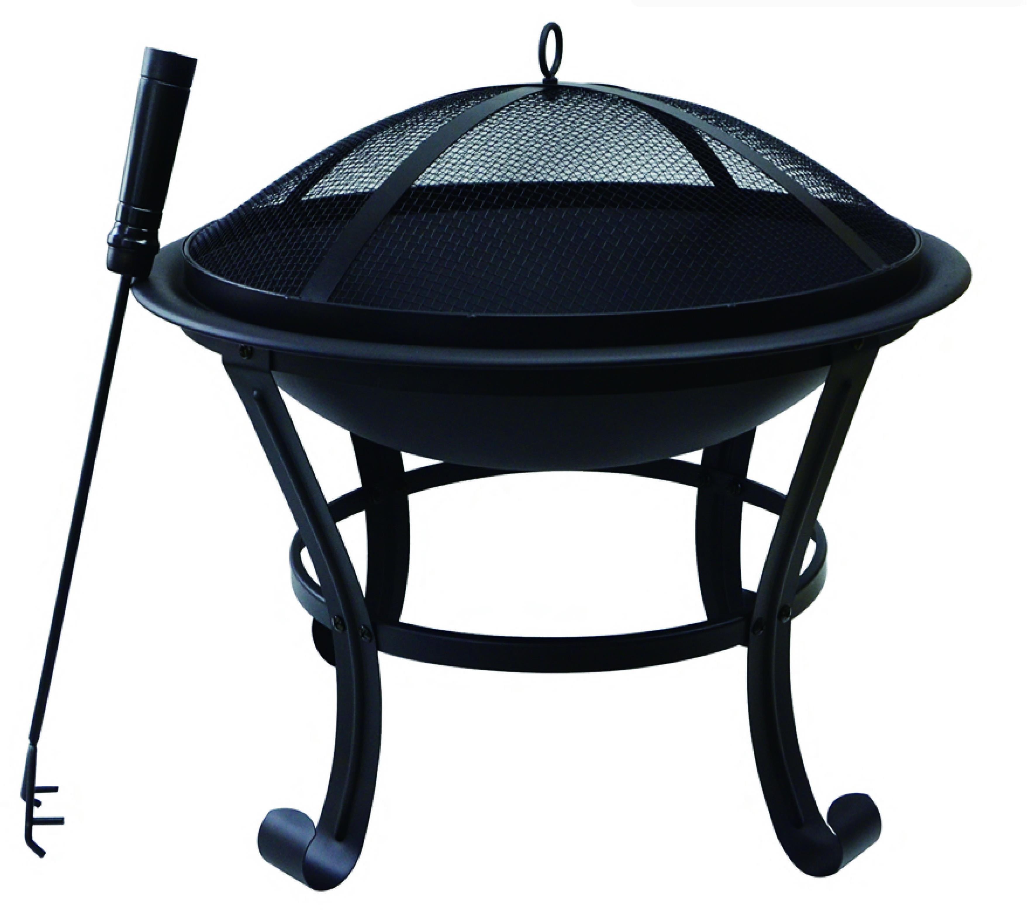 J.A.D. TOOLS Ohnistě zahradní s krytem a pohrabáčem