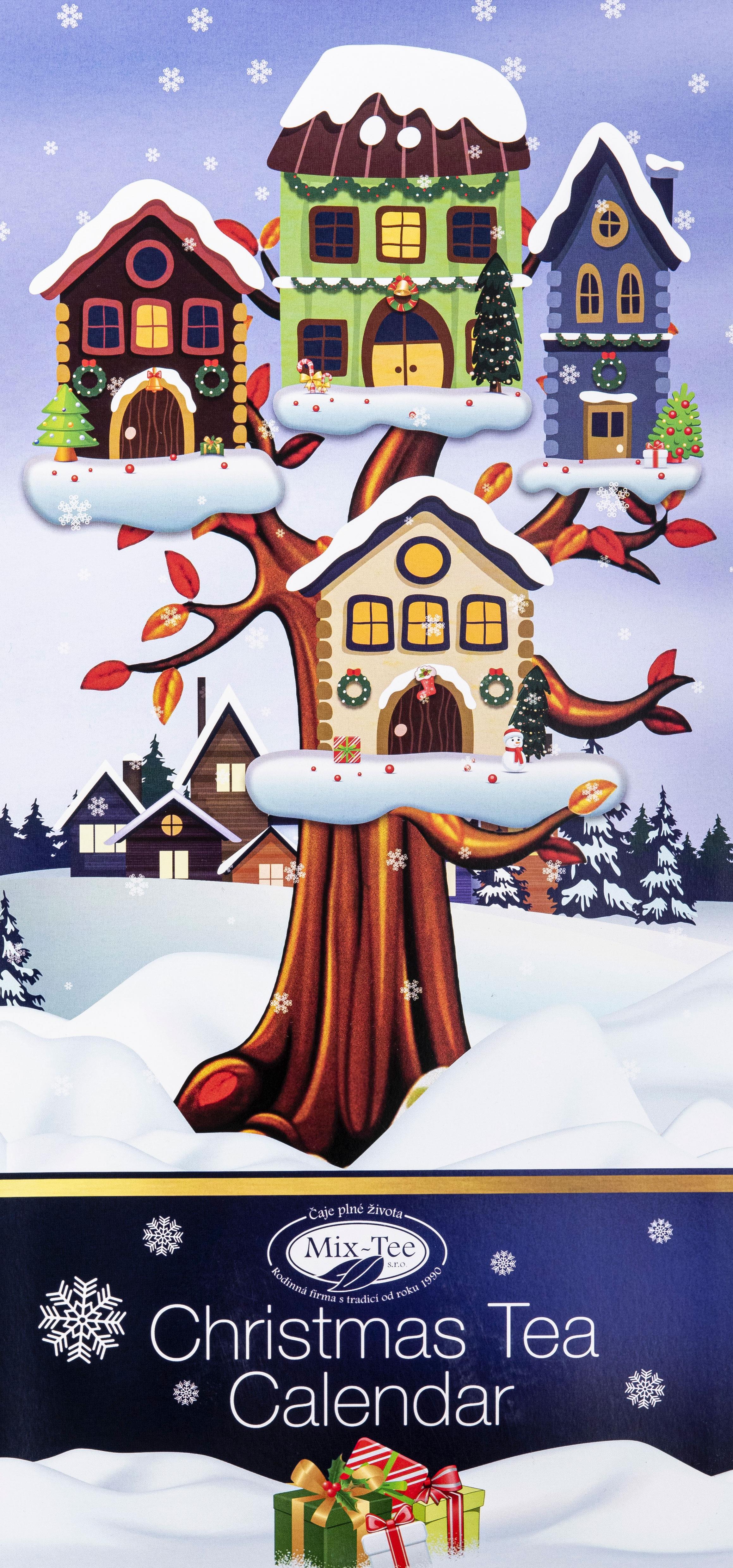 JAFTEA Christmas Tea Calendar 24 druhů čajů