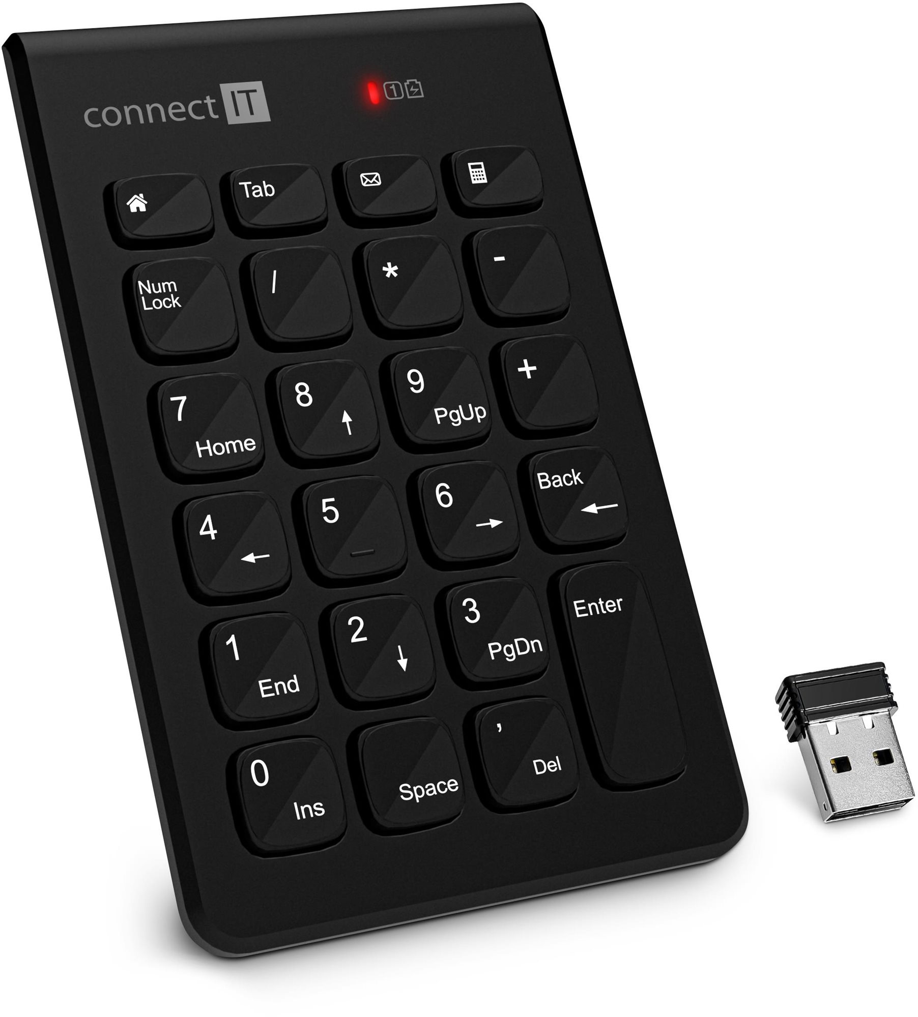 CONNECT IT NumCalc CKB-0062-BK, černá