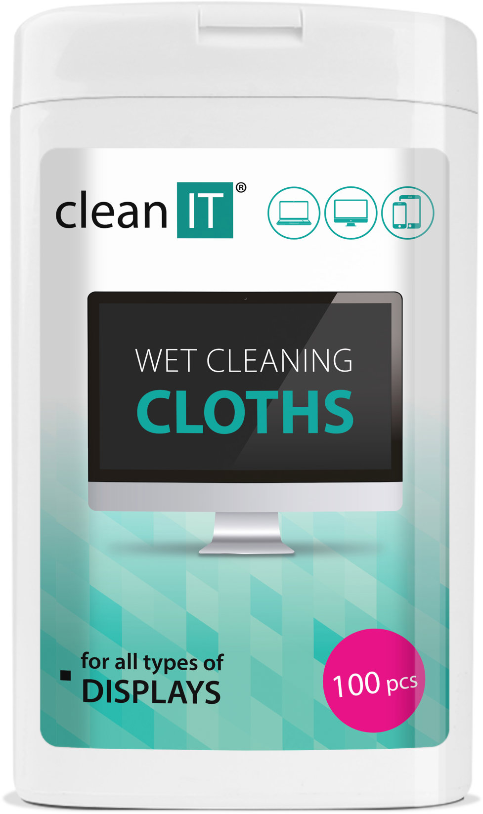 CLEAN IT vlhčené čisticí utěrky 100 ks MINI