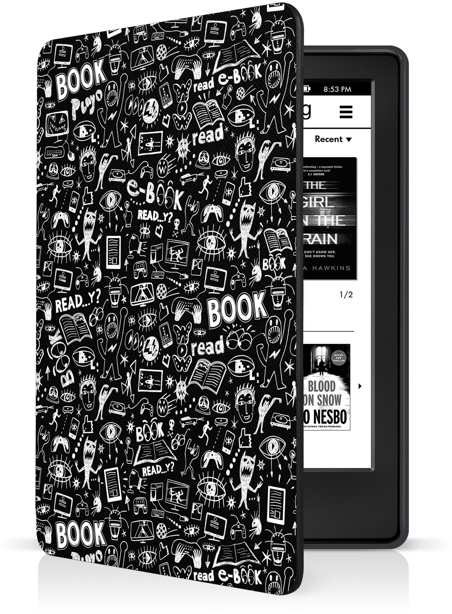 CONNECT IT pro Amazon Kindle 2021 (11th gen.), Doodle černé