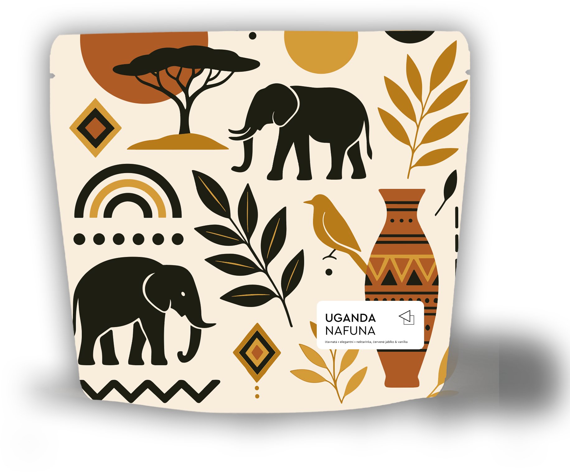 Jedno Kafe Uganda Nafuna 1000 g Filtr