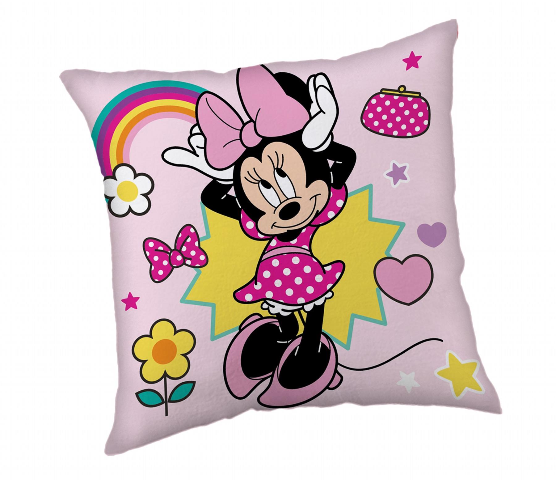 Jerry Fabrics Polštářek Minnie Smile 40 × 40 cm