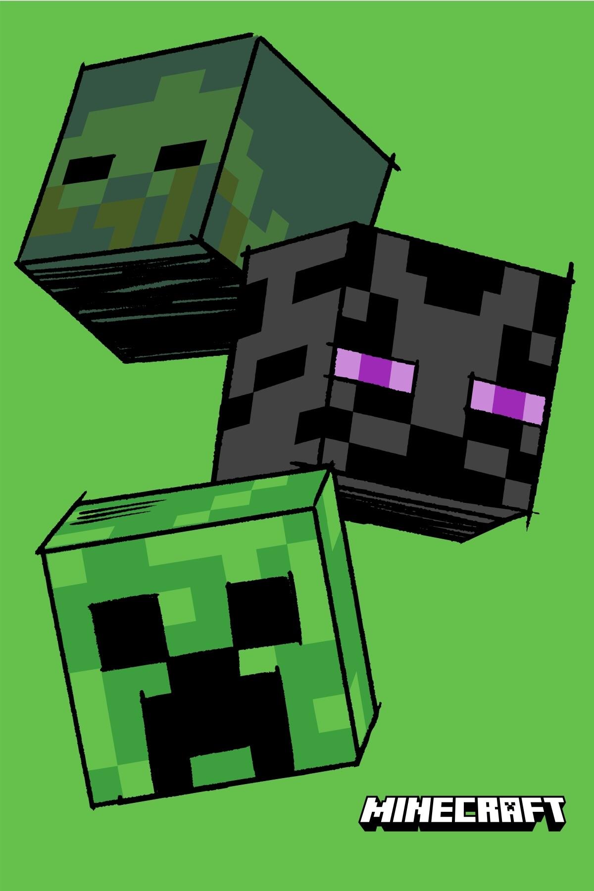 Jerry Fabrics Dětská fleecová deka Minecraft The Mobs 100 × 150 cm