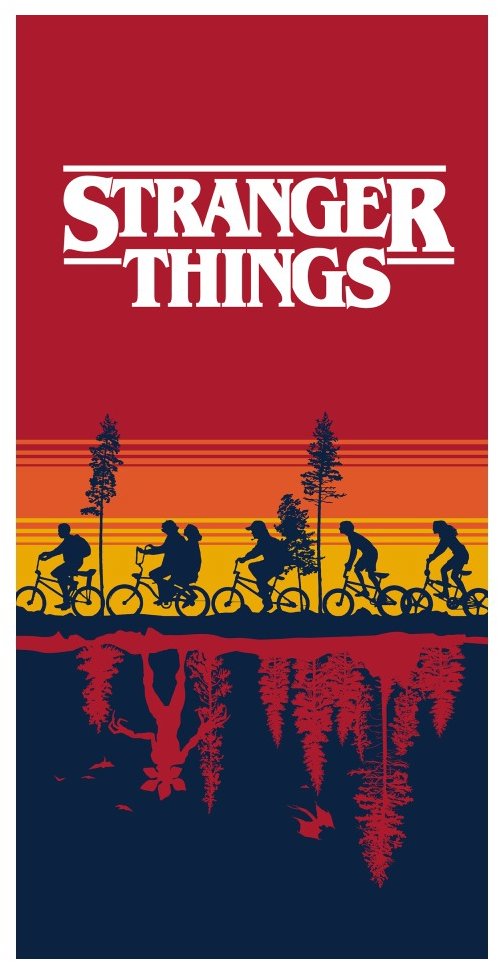 Jerry Fabrics Osuška Stranger Things 70 × 140 cm