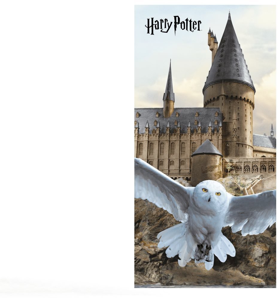 Jerry Fabrics Osuška Harry Potter Hedwig 02 70 × 140 cm