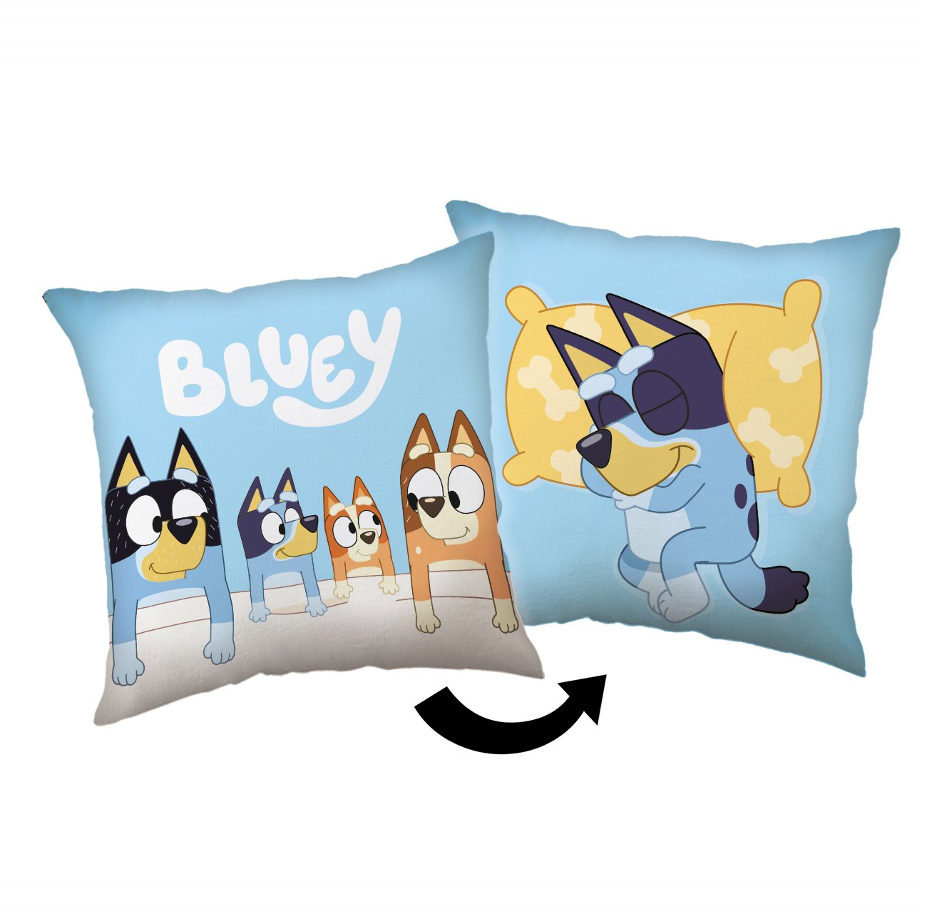 Jerry Fabrics Polštářek Bluey 40 × 40 cm