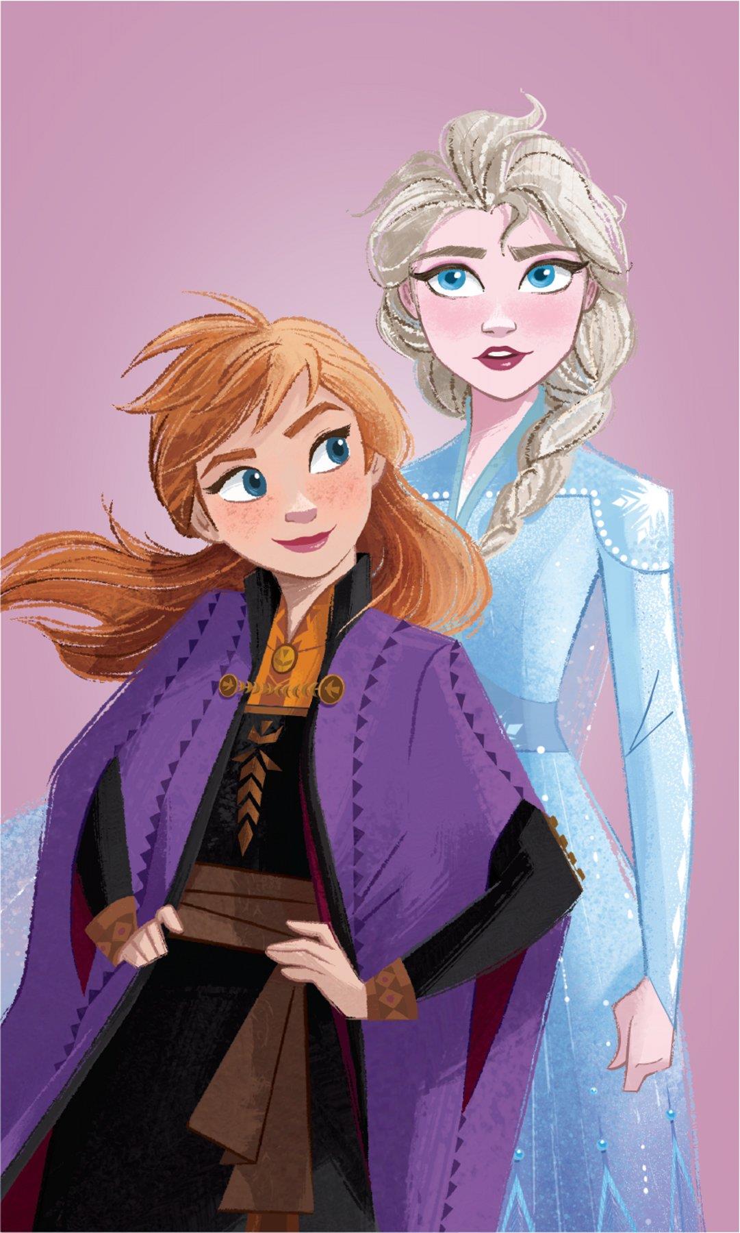 Jerry Fabrics Dětský ručník Frozen Purple 05 30 × 50 cm