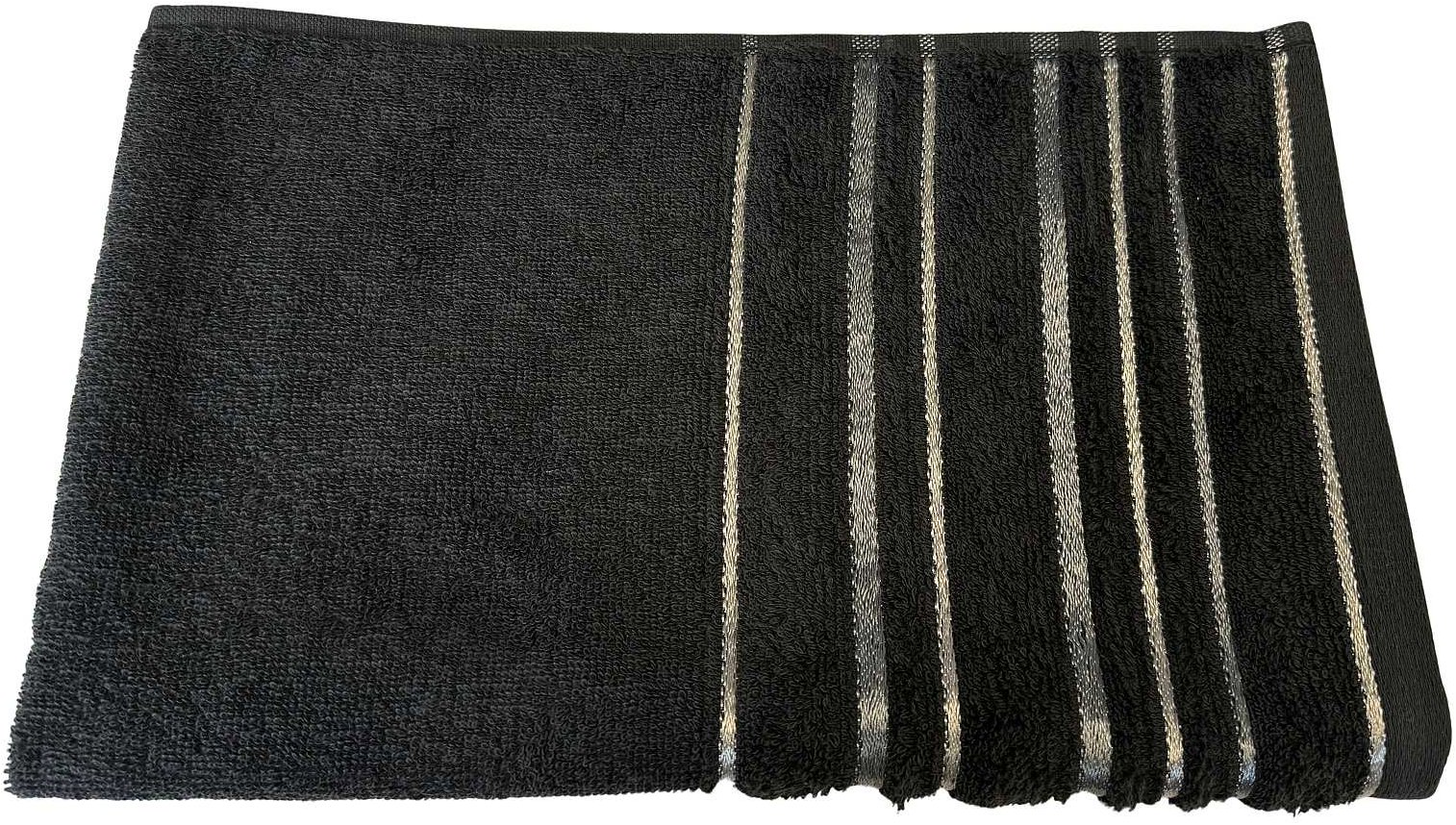 Praktik Ručník ZARA 40 × 60 cm, černý