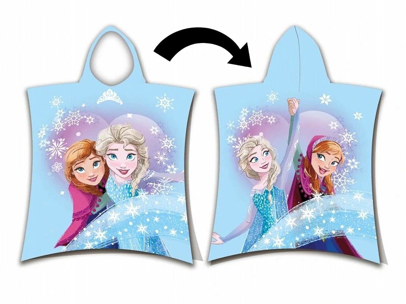 Jerry Fabrics Pončo Frozen Winter fun 50 × 115 cm