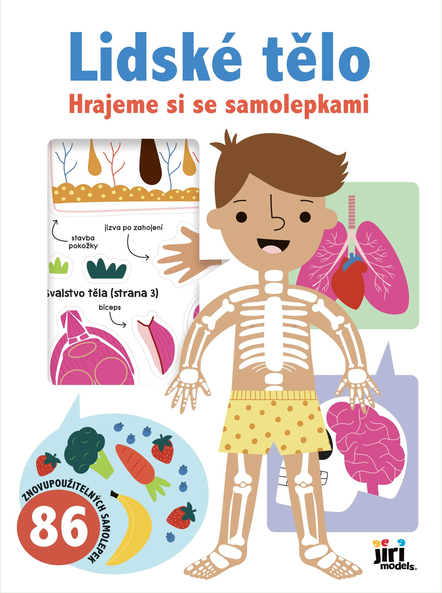 Hrajeme si se samolepkami Lidské tělo