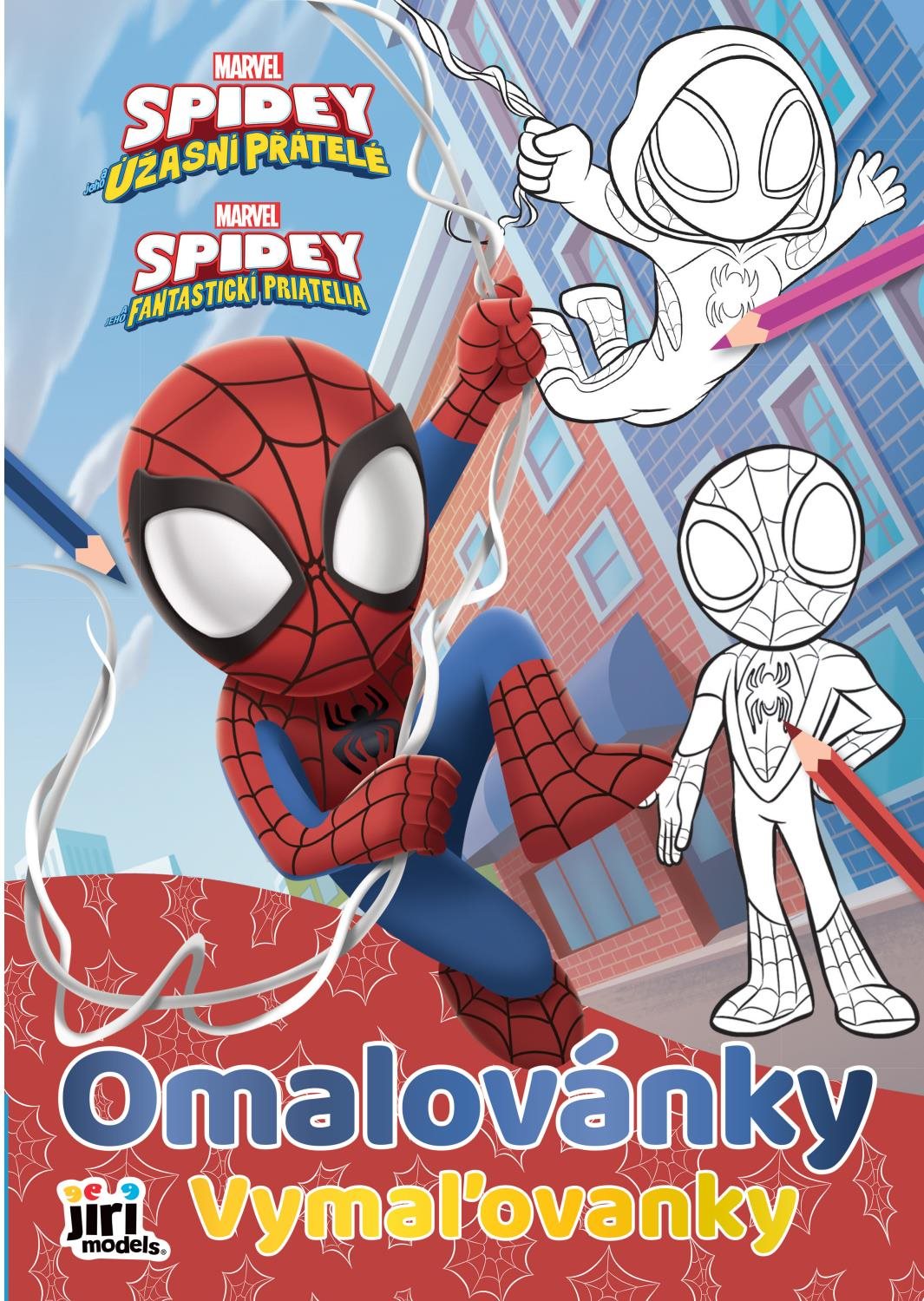 Jiri Models Omalovánky A4 Spidey