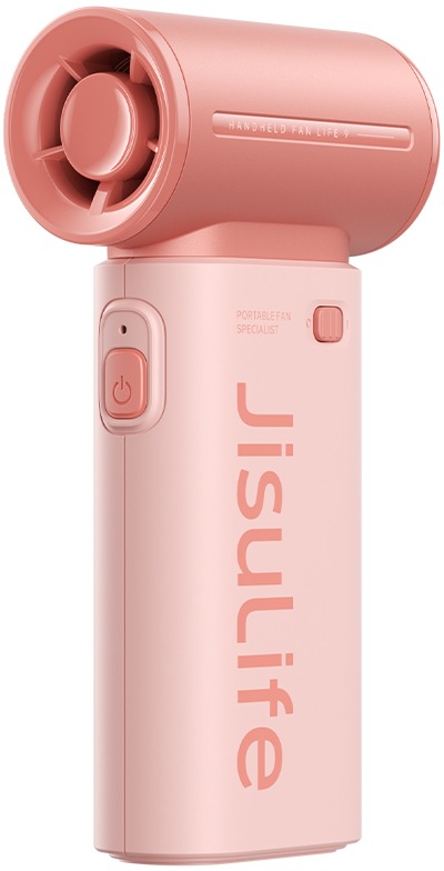 JisuLife Handheld Fan 9 Růžový