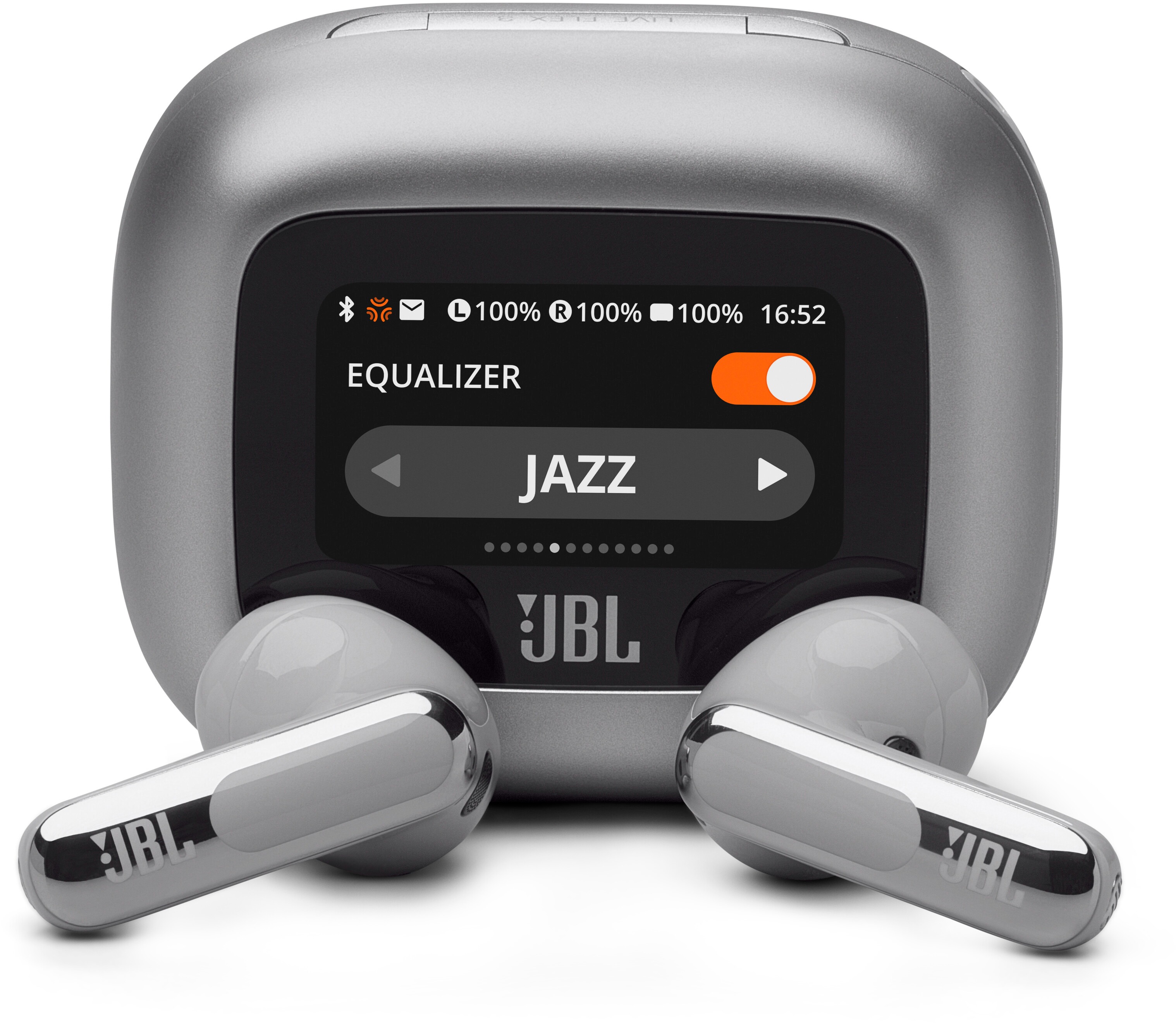 JBL Live Flex 3 stříbrná