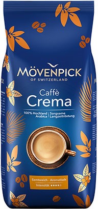 MÖVENPICK of SWITZERLAND CAFFE CREMA 1000g zrno