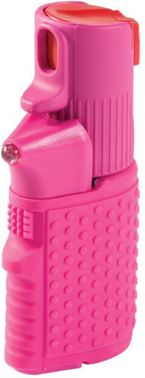 ESP Obranný sprej OC Hurrican se světlem, 15 ml SFL-02 růžový