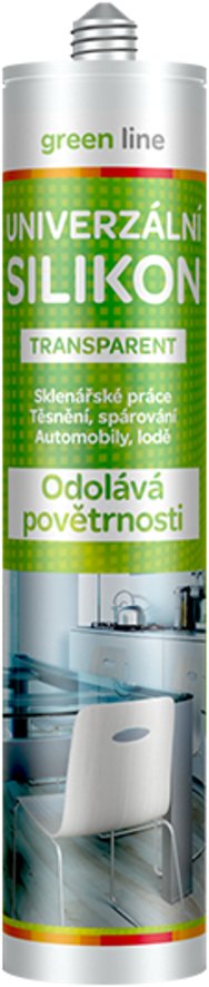 Green Line Univerzální silikon, 280 ml, kartuše, transparentní