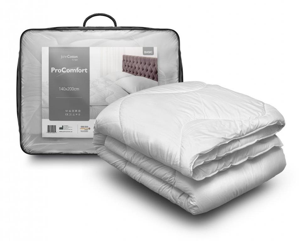 John Cotton Prošívaná celoroční přikrývka PRO COMFORT 140x200 cm mikrovlákno