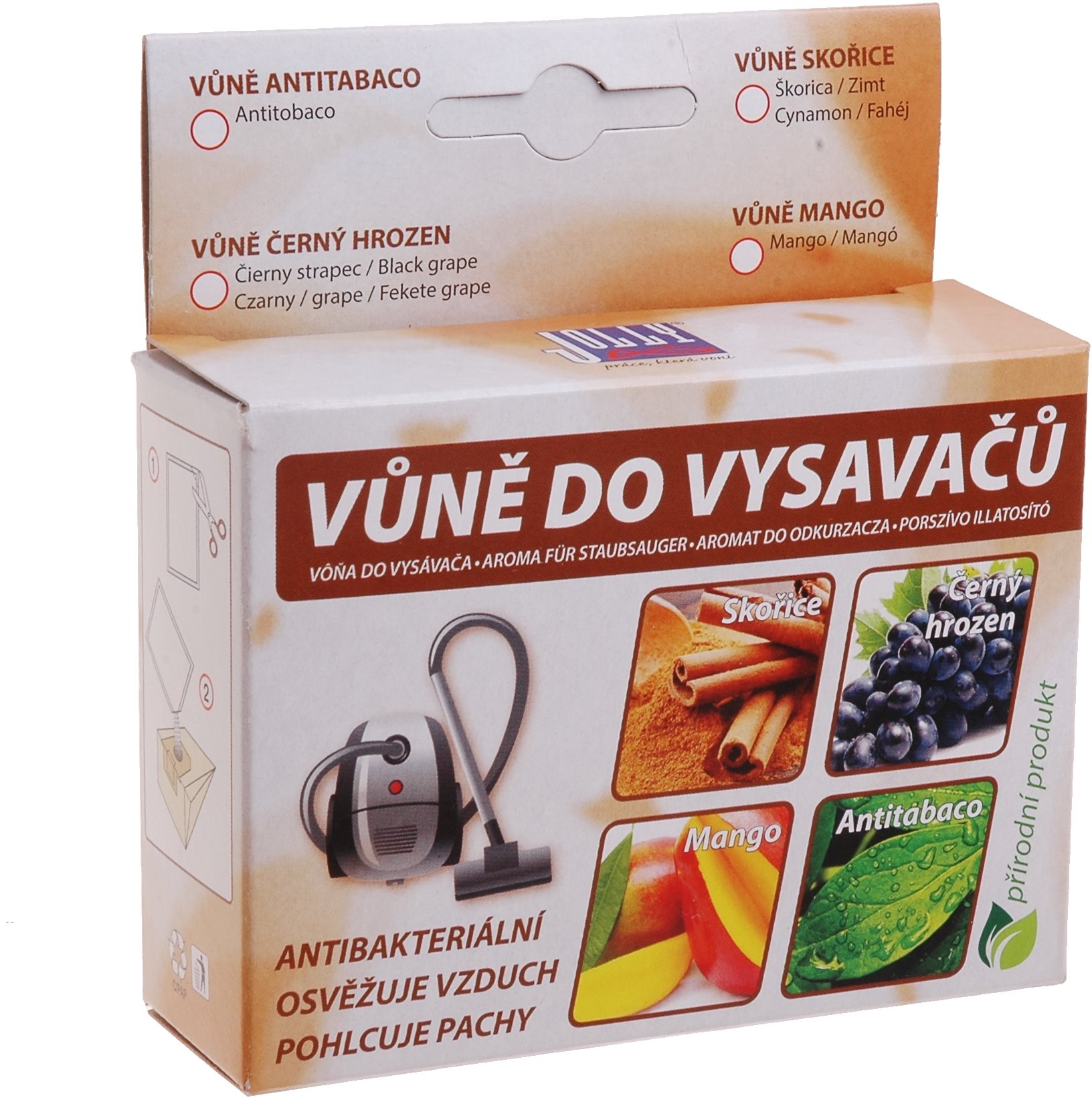 Vůně do vysavače - antitabaco (5 ks)
