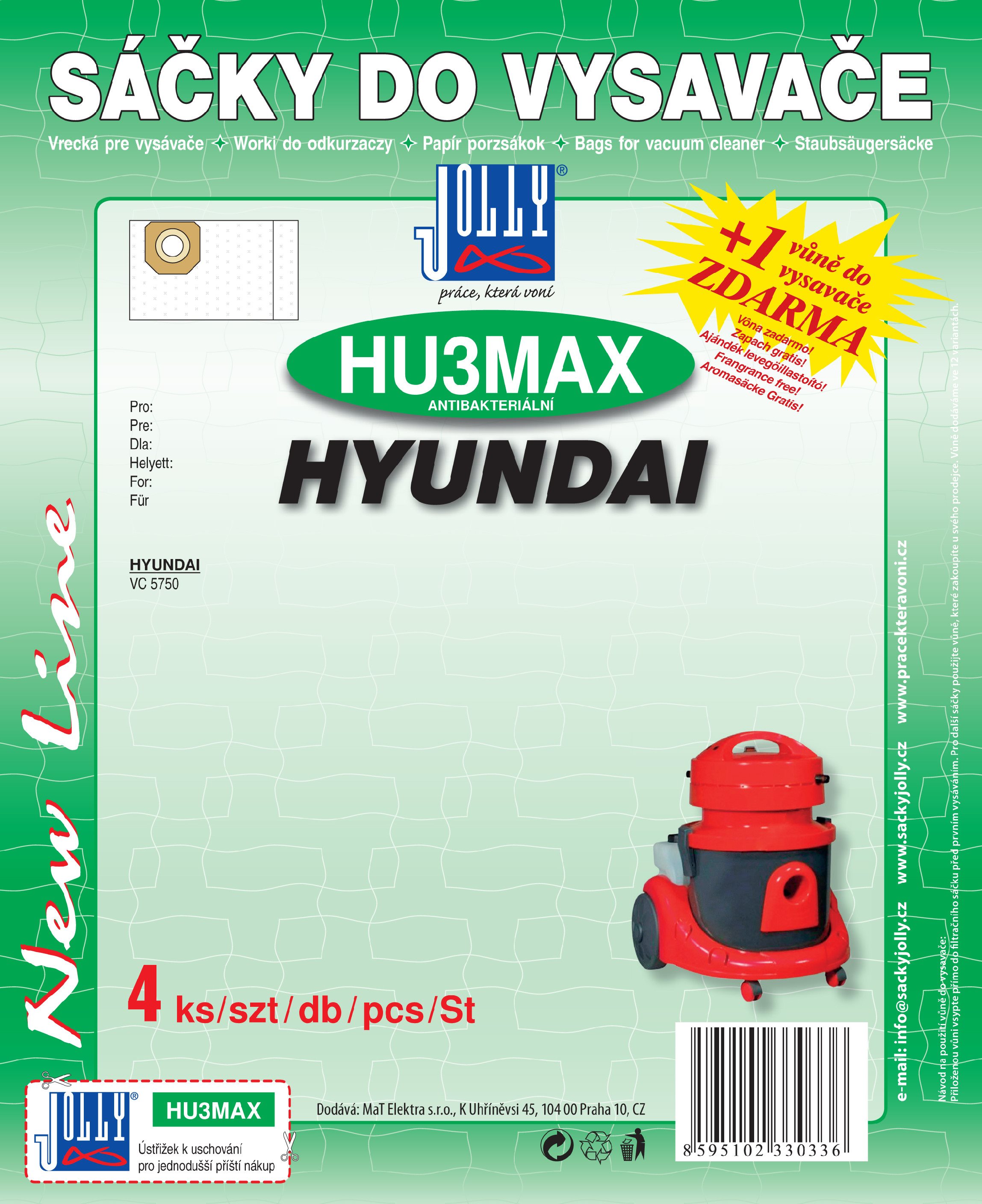 Sáčky do vysavače HU3 MAX - textilní