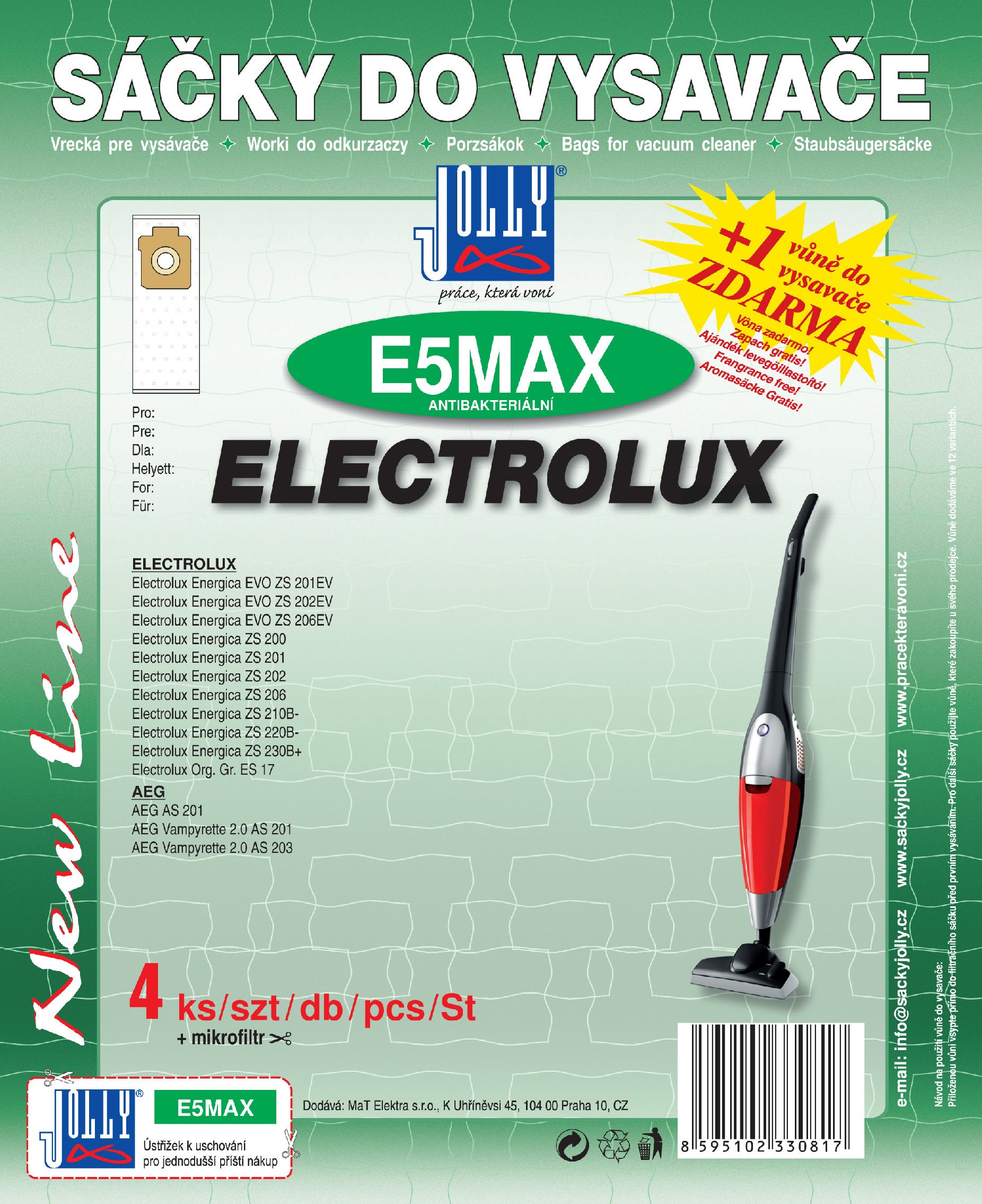 Sáčky do vysavače E5 MAX - textilní