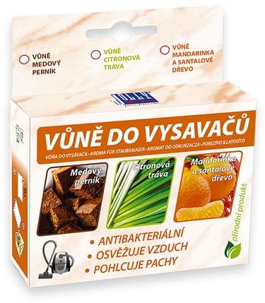 Jolly Vůně do vysavače – mandarinka a santalové dřevo (5 ks)