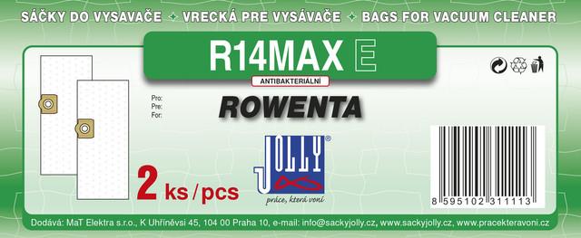 JOLLY Sáčky do vysavače R14 MAX E, 2 ks- textilní