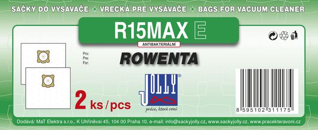 JOLLY Sáčky do vysavače R15 MAX E, 2 ks- textilní