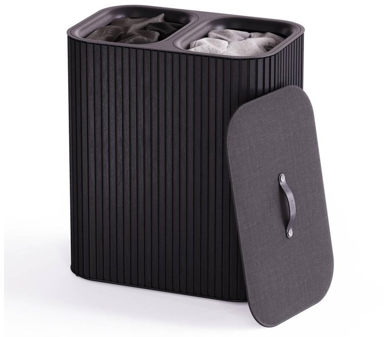 Joseph Joseph Tota Luxe, bambus, 90 l, černý