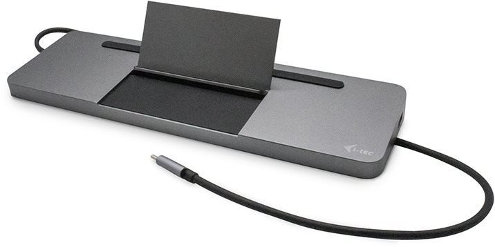 i-tec USB-C Metal Low Profile Triple Display Docking Station, Power Delivery 85 W