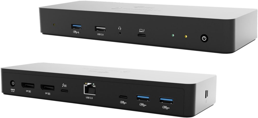 i-tec Thunderbolt 4 Intelligent Dual Display Docking Station, Power Delivery 90W