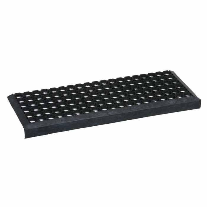 DuraHome Nášlapná rohož na schody gumová Euclass 25 × 75cm, černá