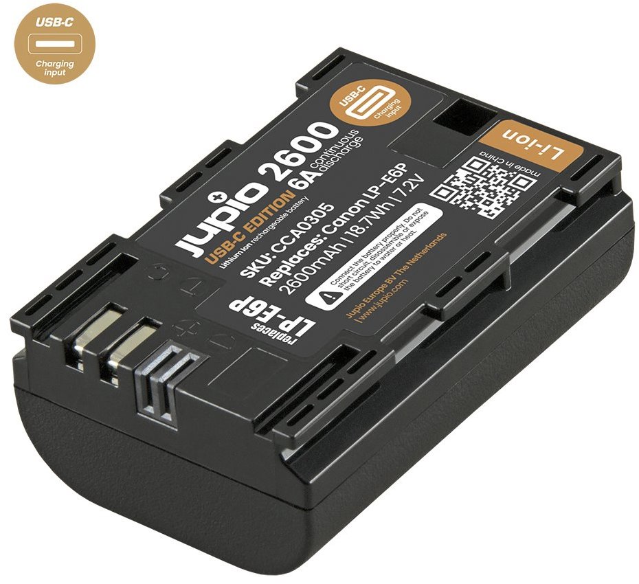 Jupio LP-E6P *ULTRA C* 2600mAh
