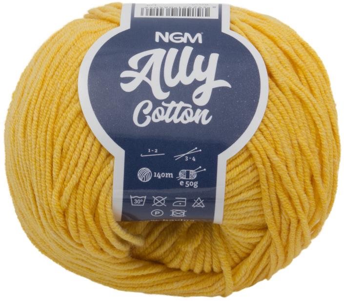 Ally cotton 50g - 039 žlutá