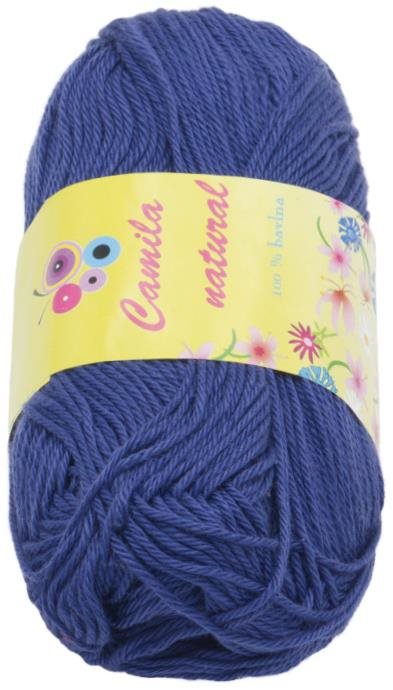 Camilla natural 50g - 109 tm.modrá