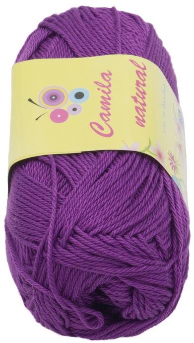 Camilla natural 50g - 65 tm.fialová