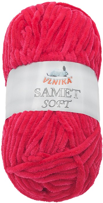 VLNIKA Samet Soft 100 g - 236 červená