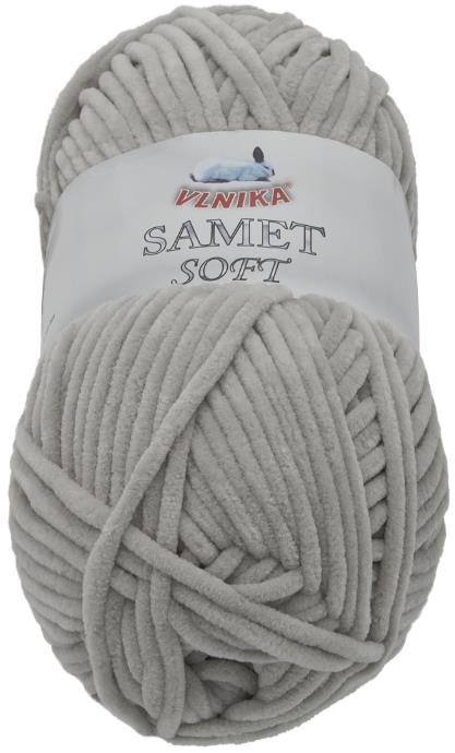VLNIKA Samet Soft 100 g - 260 sv.šedá