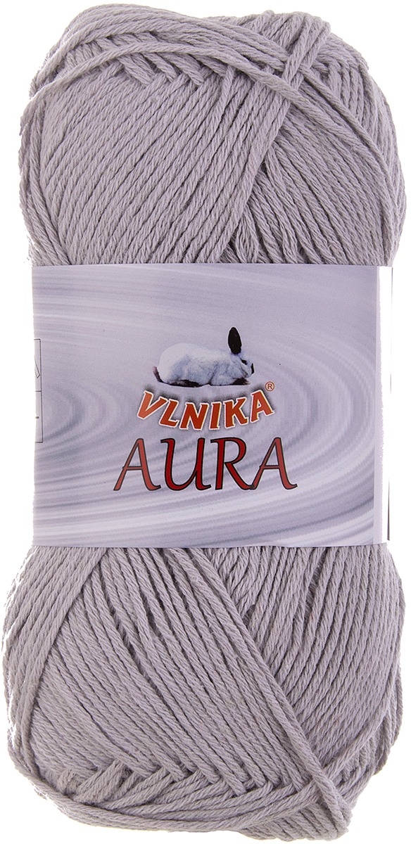 VLNIKA Příze Aura 100 g - 904 světle šedá