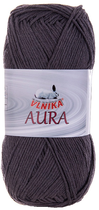 VLNIKA Příze Aura 100 g - 905 grafitová